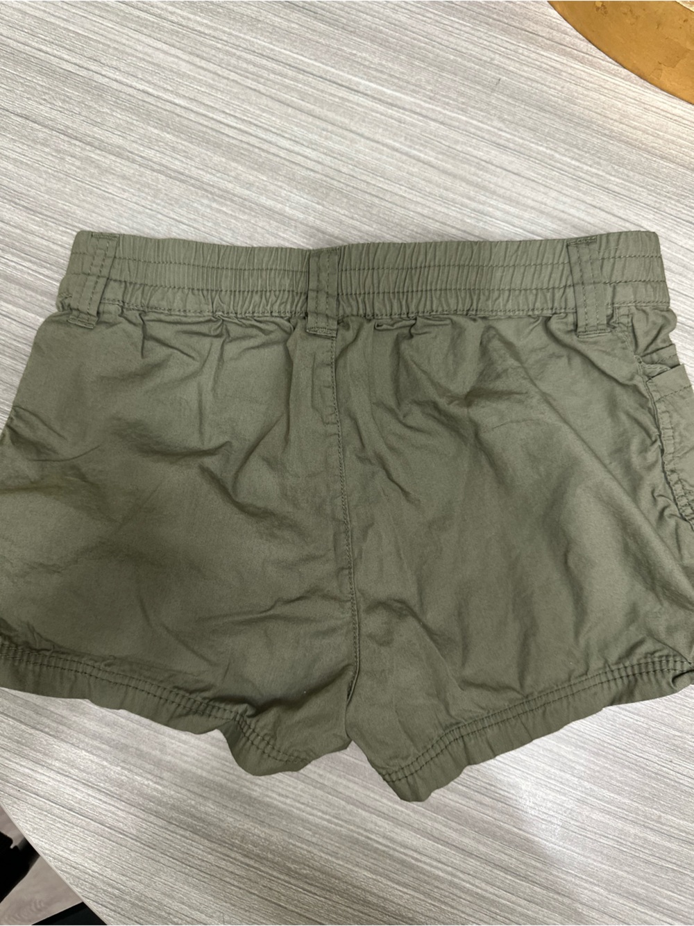 Divided Olive Utility Cargo Shorts - Picture 2 of 3
